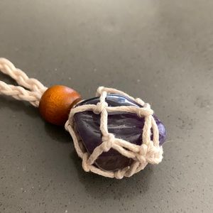 Purple Amethyst Necklace